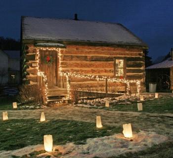Spruce Forest Christmas in the Village Photo
