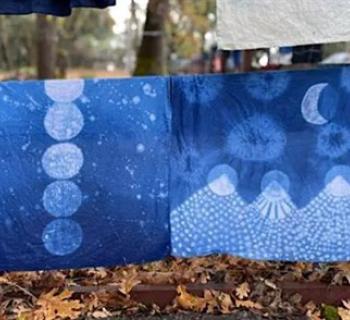 Let's play with indigo dye! Photo