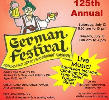 125th German Festival Flyer Photo