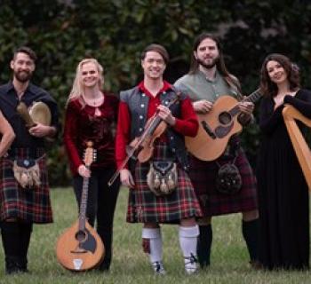 Sean Heely and his Celtic Christmas band. Photo