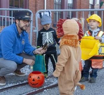Trick or Treat with Trains Photo