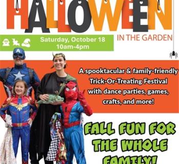 Image of a family in a costume with event details Photo