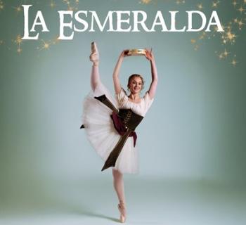 Dancers posing with the text "La Esmeralda" Photo