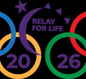 Relay and Olympic Rings Photo