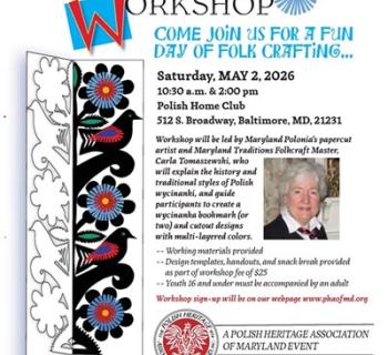 Wycinanki Workshop Info Photo