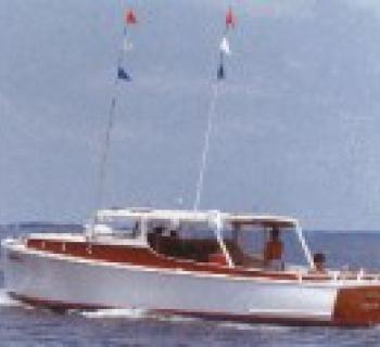 Carolyn II in the waters around Annapolis and Bay Bridge Photo