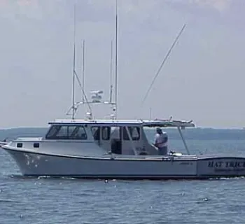 Enjoy a relaxing day aboard the "Hat Trick". Photo