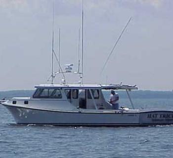 Enjoy a relaxing day aboard the "Hat Trick". Photo