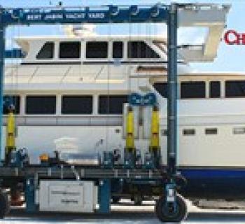 Bert Jabin's Yacht Yard Lift Photo