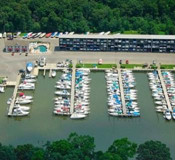 Aerial view of Chesapeake Yachting Center Photo