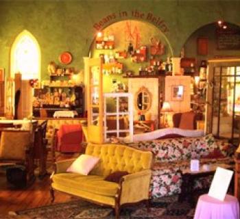 cozy cafe interior Photo