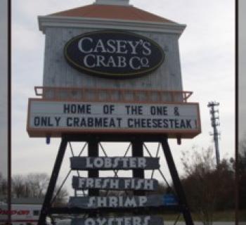 Casey's Crab Co. signage Photo
