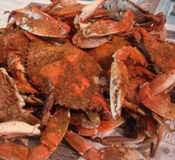 Steamed crabs Photo