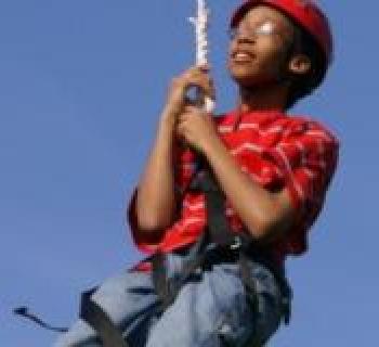 Rope climbing at Upward Enterprises Photo