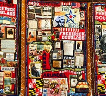The Frederick Douglass Stitched in Time Quilt Exhibit Photo