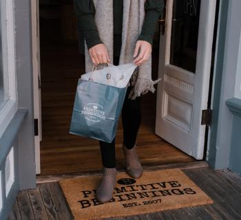 Primitive Beginnings shopping bag Photo