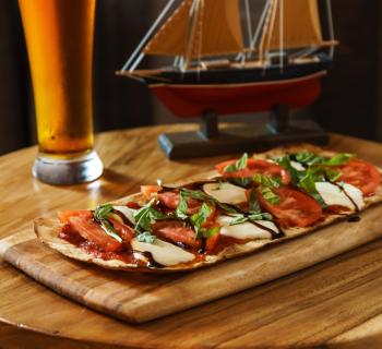 Margherita Flatbread Photo