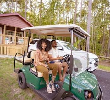 Enjoy a variety of ways to stay, including vacation rentals, RV sites, and tent camping. Photo