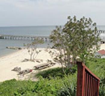 View from the Patio of the Enchanted Bayfront Home Photo