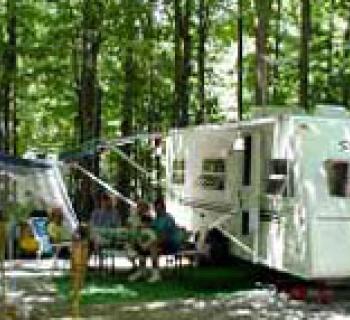 Camping site at Goose Bay Campground Photo