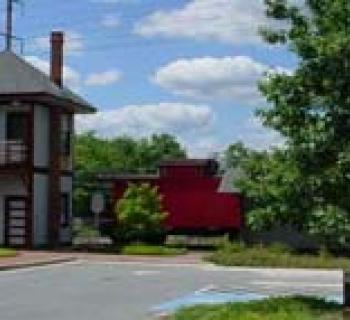Photo of old train depot Photo