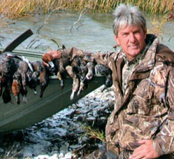 Wayne Gatling after a successful day’s hunt Photo