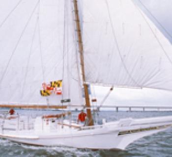 Photo of sailing Skipjack Photo