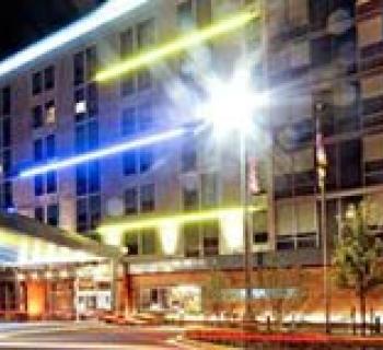 Exterior view of the Aloft Hotel  Photo
