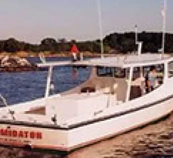 The Intimidator Fishing Charter on the water. Photo