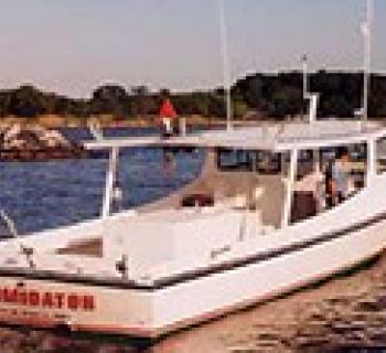 The Intimidator Fishing Charter on the water. Photo