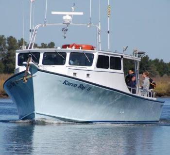 Chesapeake Bay Fishing aboard the "Karen Ray II". Photo