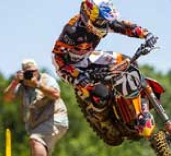 Motocross Rider On Course Photo