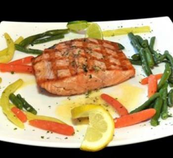 Salmon prepared the Cactus Taverna way. Photo