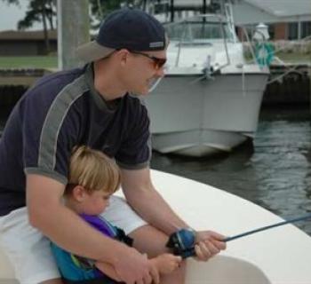 CD Outdoors introduces fishing to a young angler Photo