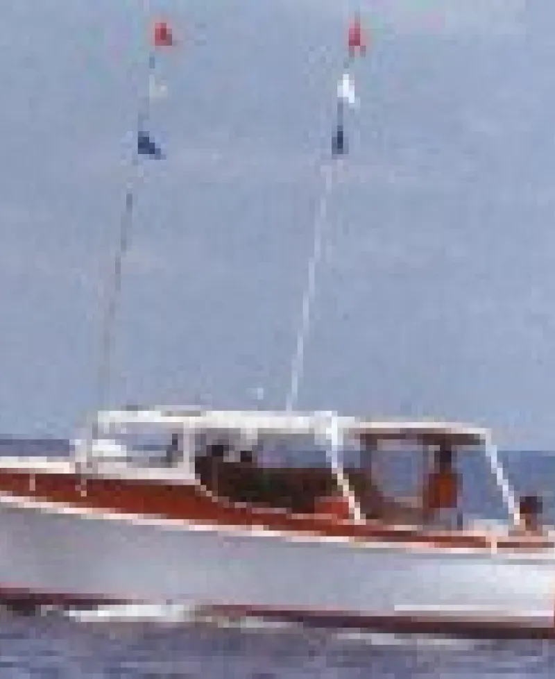 Carolyn II in the waters around Annapolis and Bay Bridge Photo