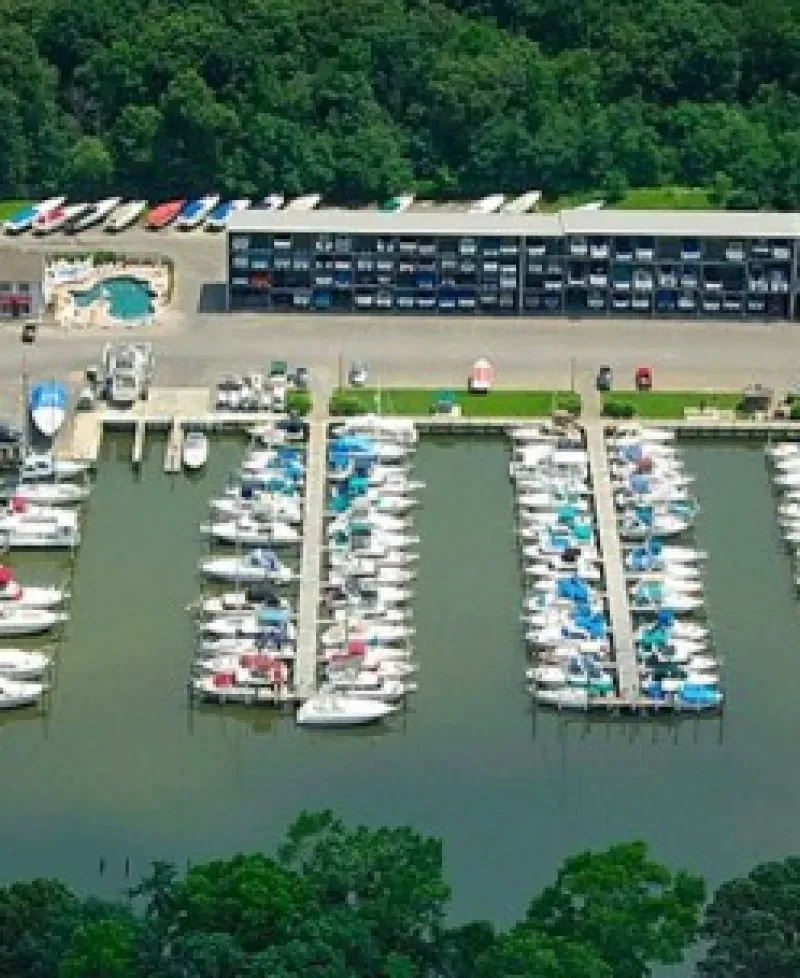 Aerial view of Chesapeake Yachting Center Photo