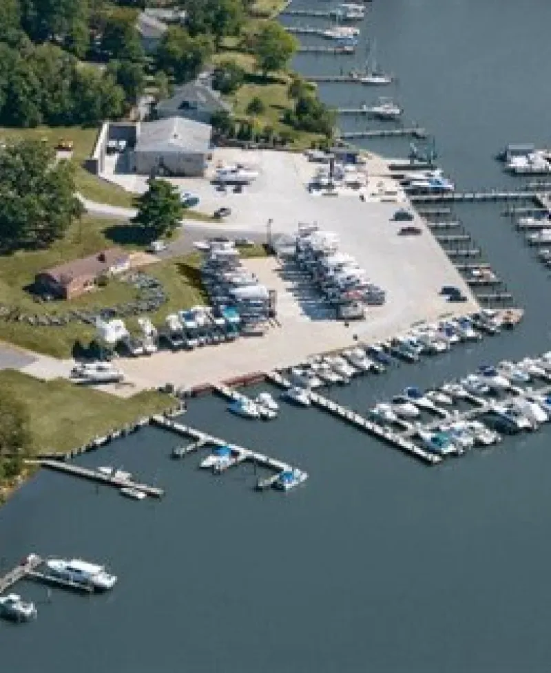 Rhode River Marina aerial view Photo