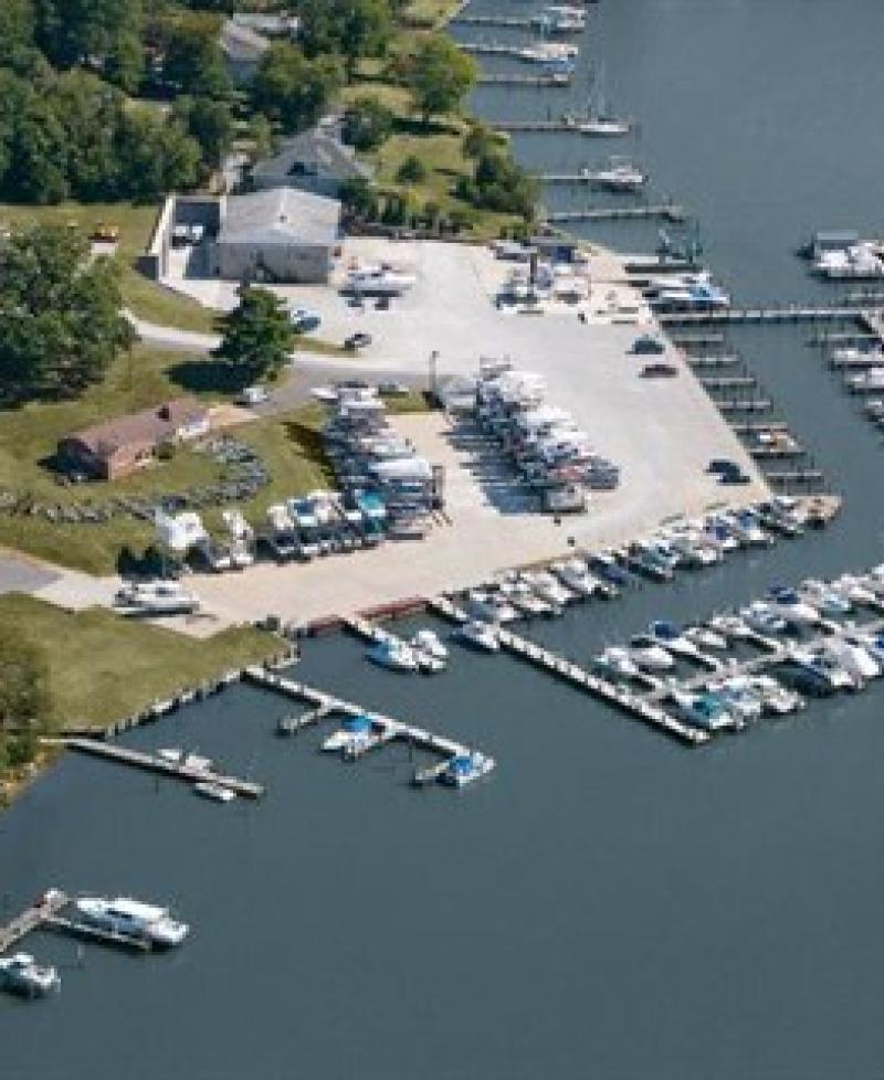 Rhode River Marina aerial view Photo
