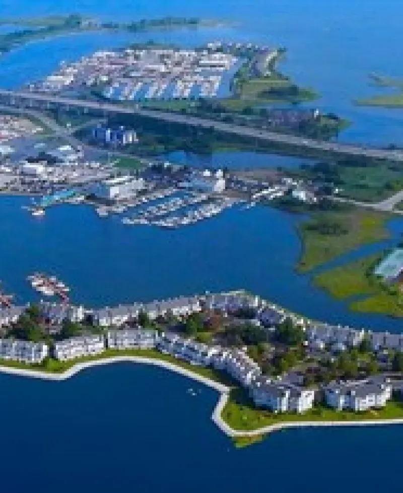 Kent Narrows aerial view Photo