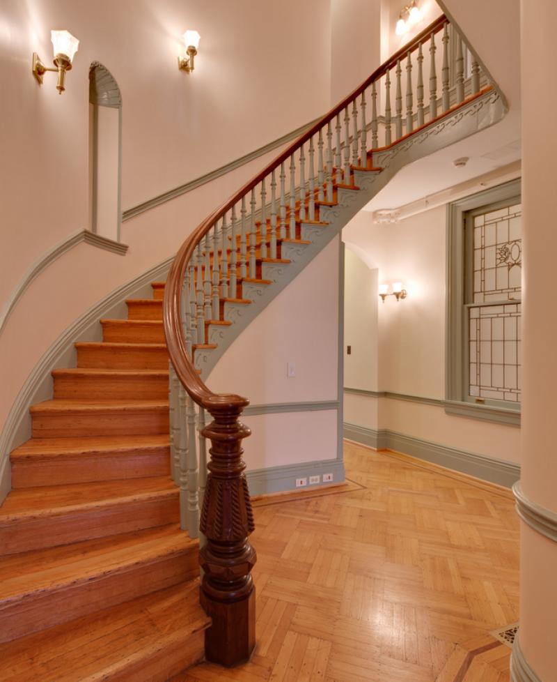 Interior view (spiral steps) of Lillie Carroll Jackson Civil Rights Musuem Photo