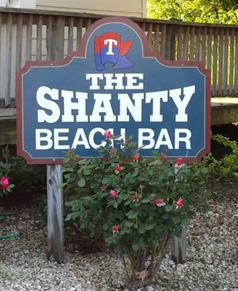 The Shanty Beach Bar outdoor signage Photo