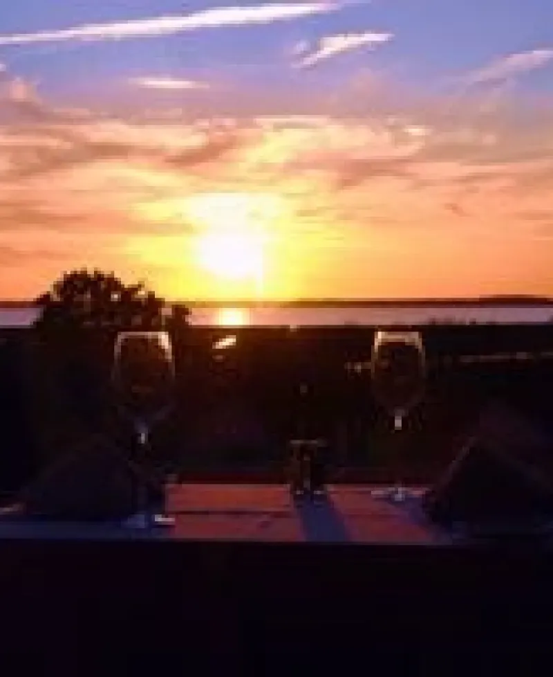 Sunset view from The Hobbit Restaurant Photo