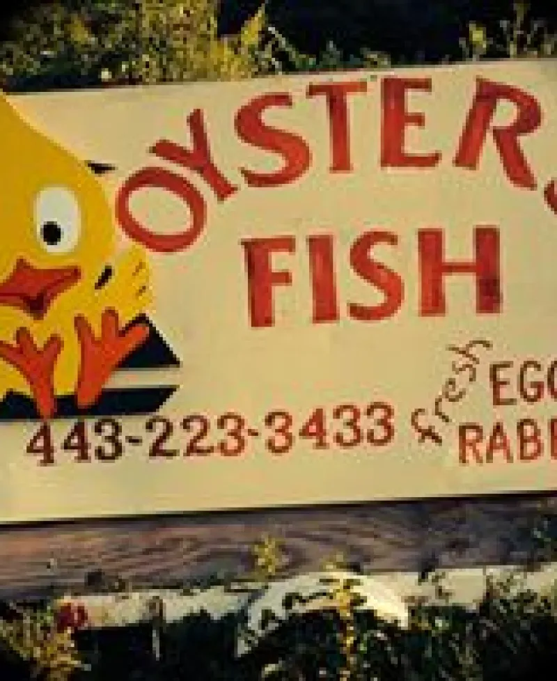 VanAlstine Seafood &amp; Farm signage Photo
