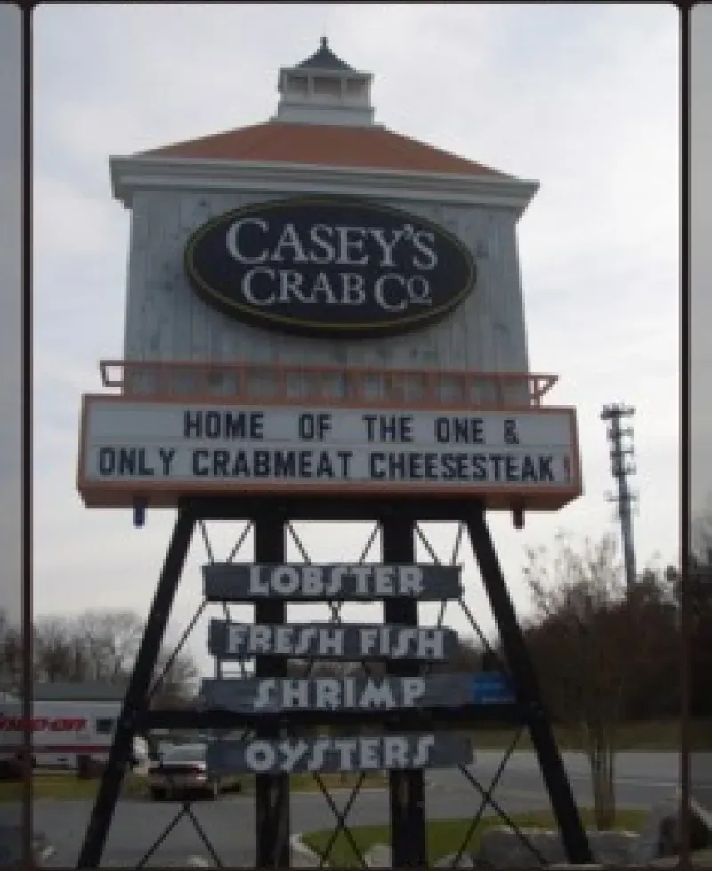 Casey's Crab Co. signage Photo
