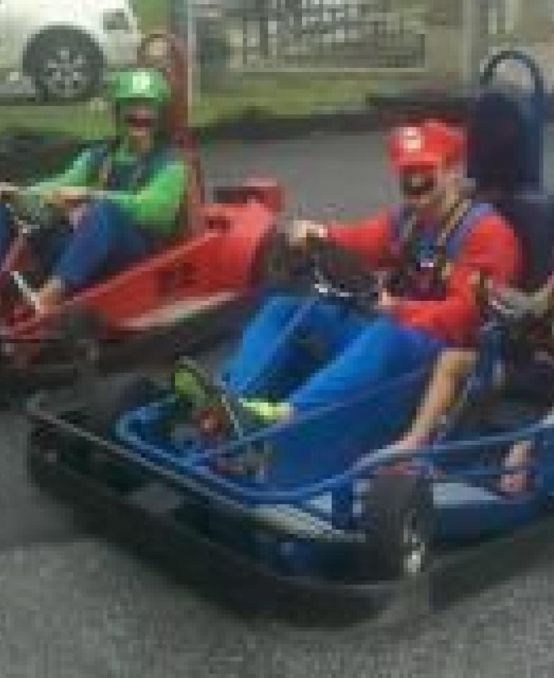 Go-kart racing at Crofton Go-Kart Raceway Photo