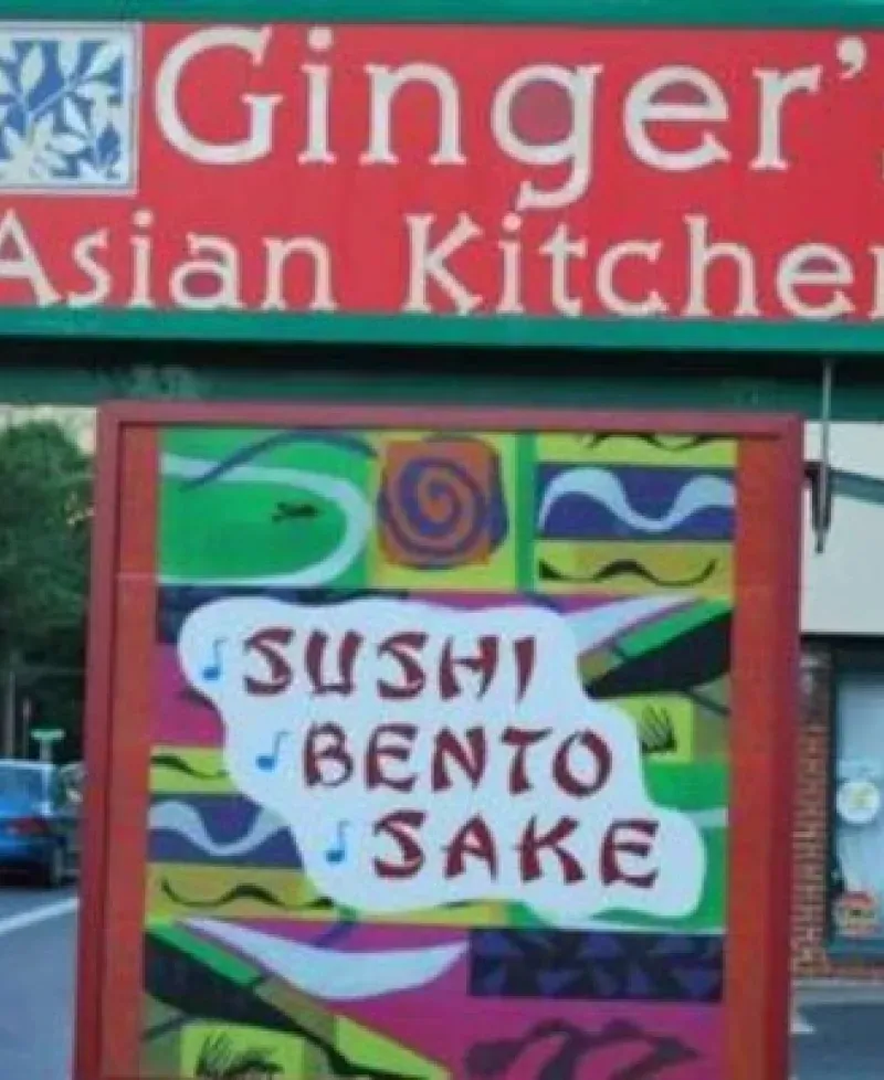 Ginger's Asian Kitchen signage Photo