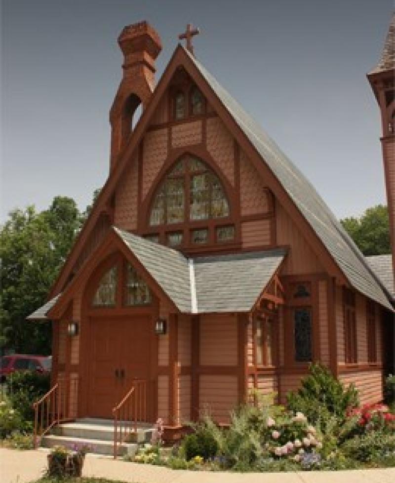 Victorian church exterior Photo