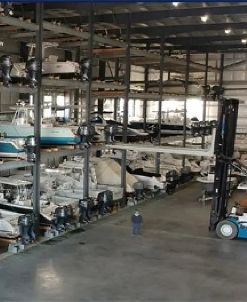 boats in storage Photo