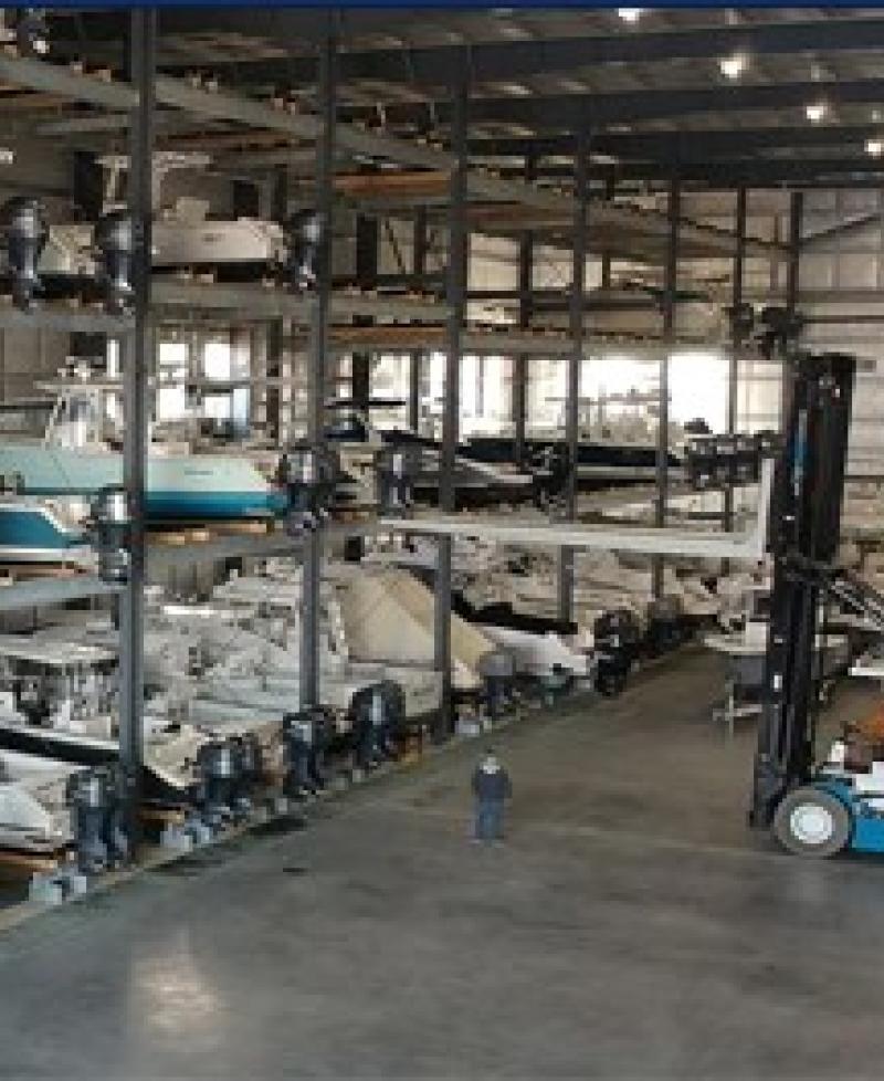 boats in storage Photo