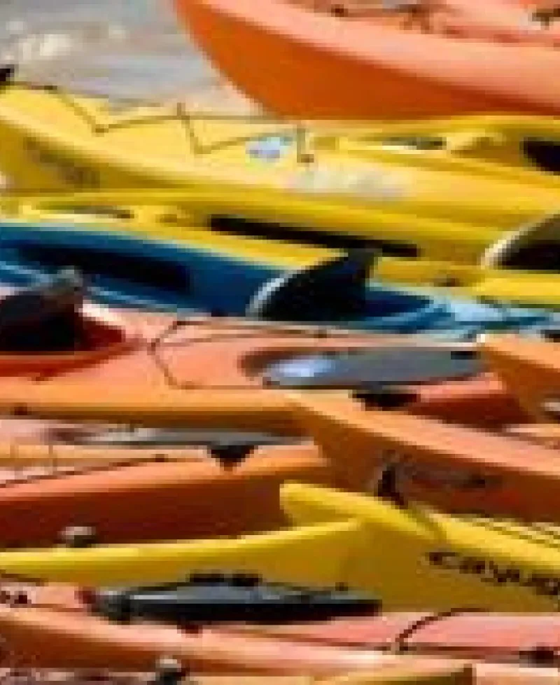 colorful kayaks Photo